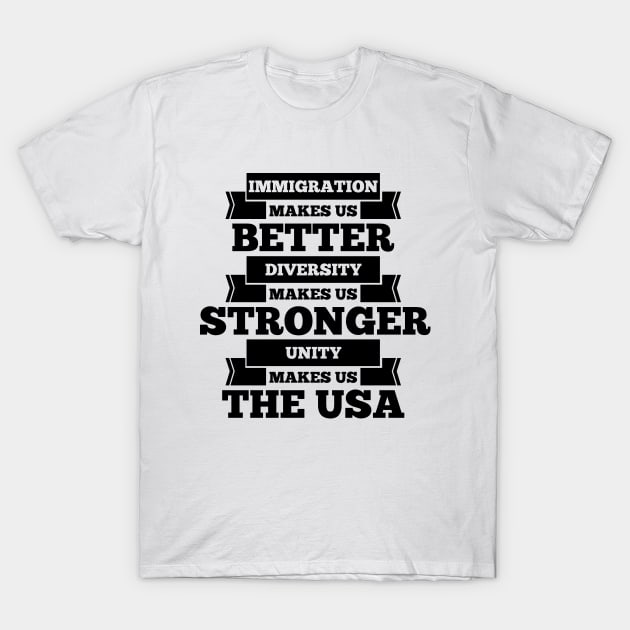 Immigration U.S.A. T-Shirt by mailboxdisco